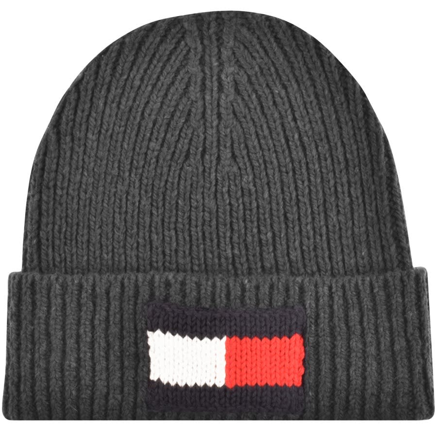 Alternative Image for ProductTommy Hilfiger Big Flag Beanie Hat In Grey1